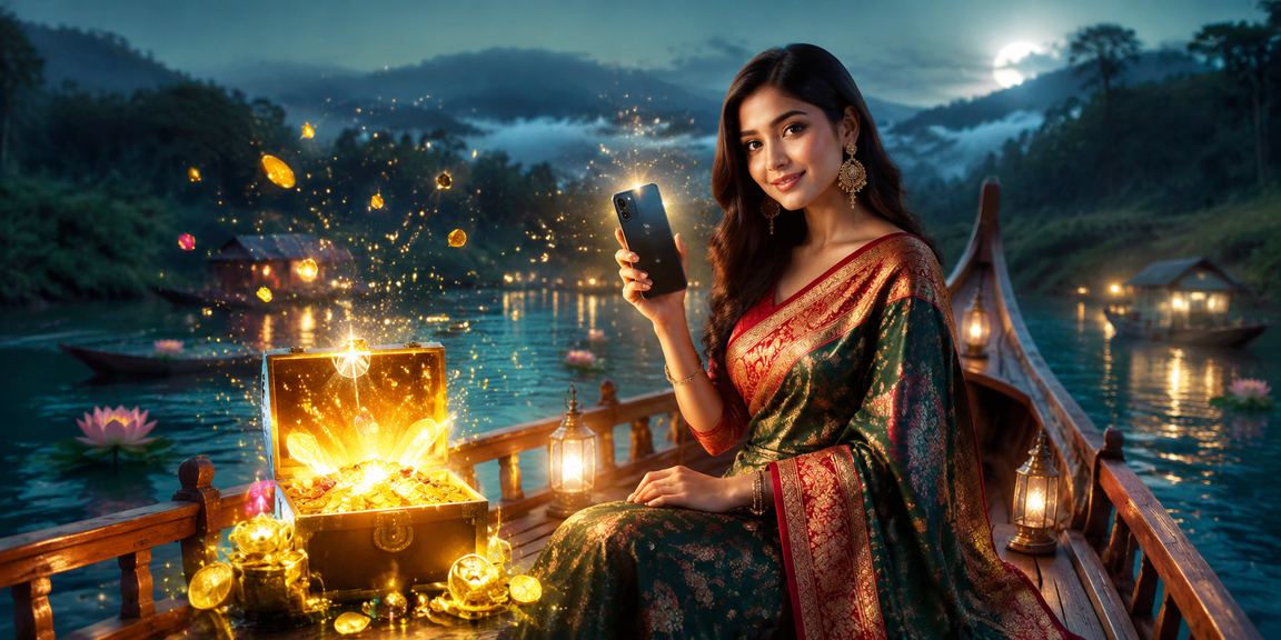 A user enjoying online betting on mobile in Bandarban